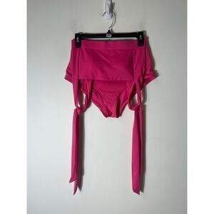Une Piece Two Hot Pink Piece Swim Suit Sz 10